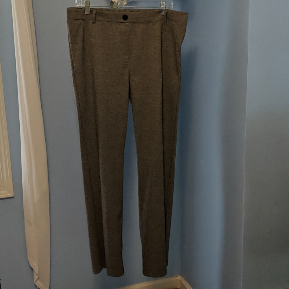 Betabrand Straight Leg Herringbone pants